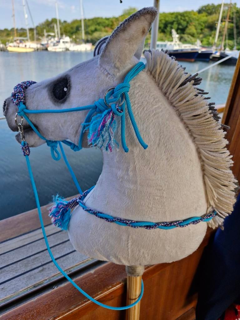 Hobbyhorse touwhalster set aqua/multicolour, Ophalen of Verzenden, Nieuw, Jongen of Meisje