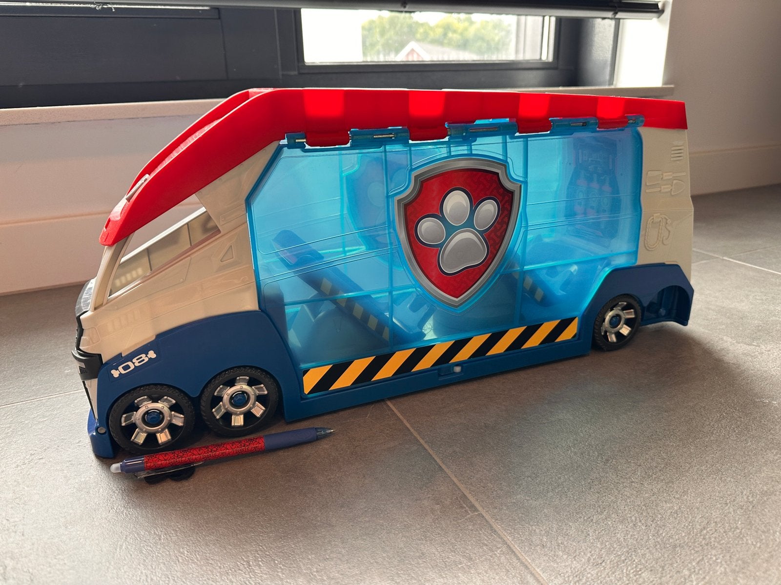 Powpatrol bus, Ophalen, Zo goed als nieuw