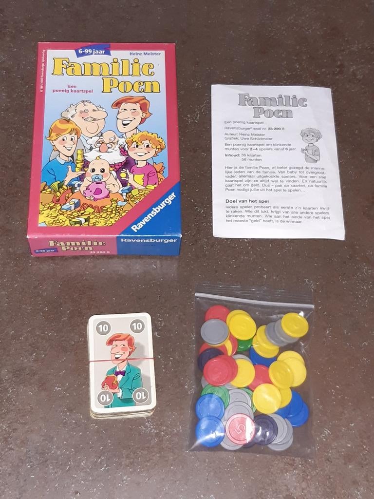 Familie poen 2006, Hobby en Vrije tijd, Gezelschapsspellen | Kaartspellen, Ophalen of Verzenden, Zo goed als nieuw