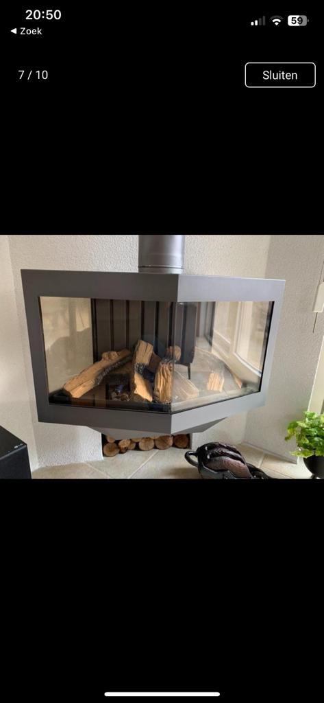 Hele mooie complete hangende gashaard, Ophalen, Gebruikt, Inbouwhaard, Gashaard