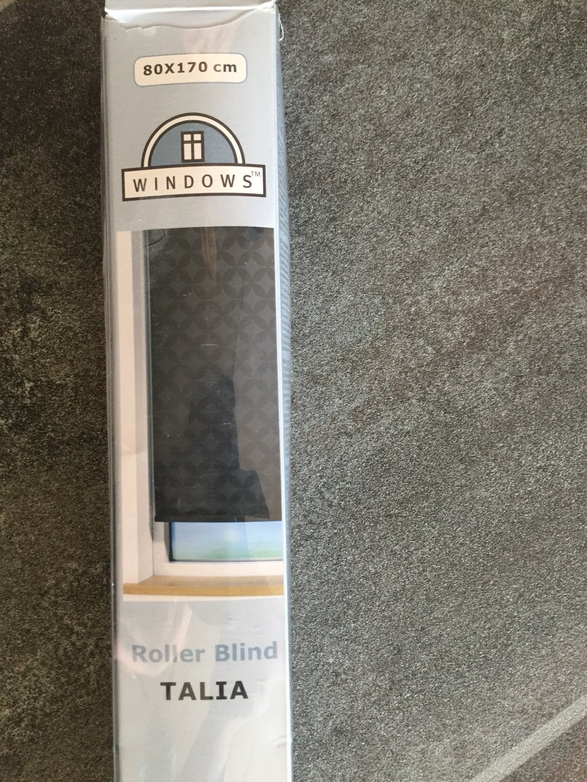 Nieuw Rolgordijn Talia 80x170 cm - Donkergrijs, Huis en Inrichting, Ophalen, Overige merken, Bruin, Verduisterend