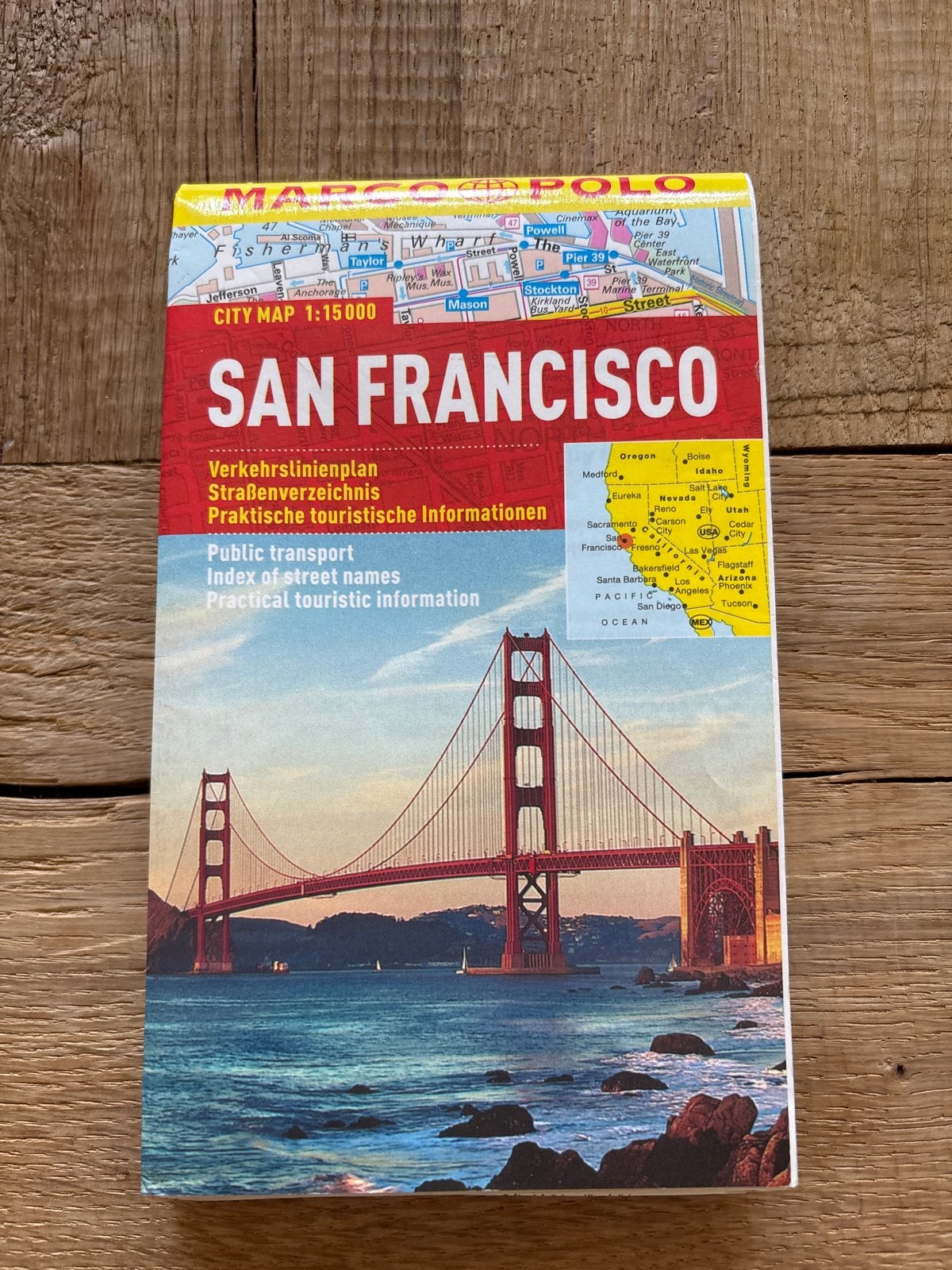 Marco Polo Reisgids San Francisco met stadskaart, Ophalen of Verzenden, Zo goed als nieuw, Reisgids of -boek, Noord-Amerika