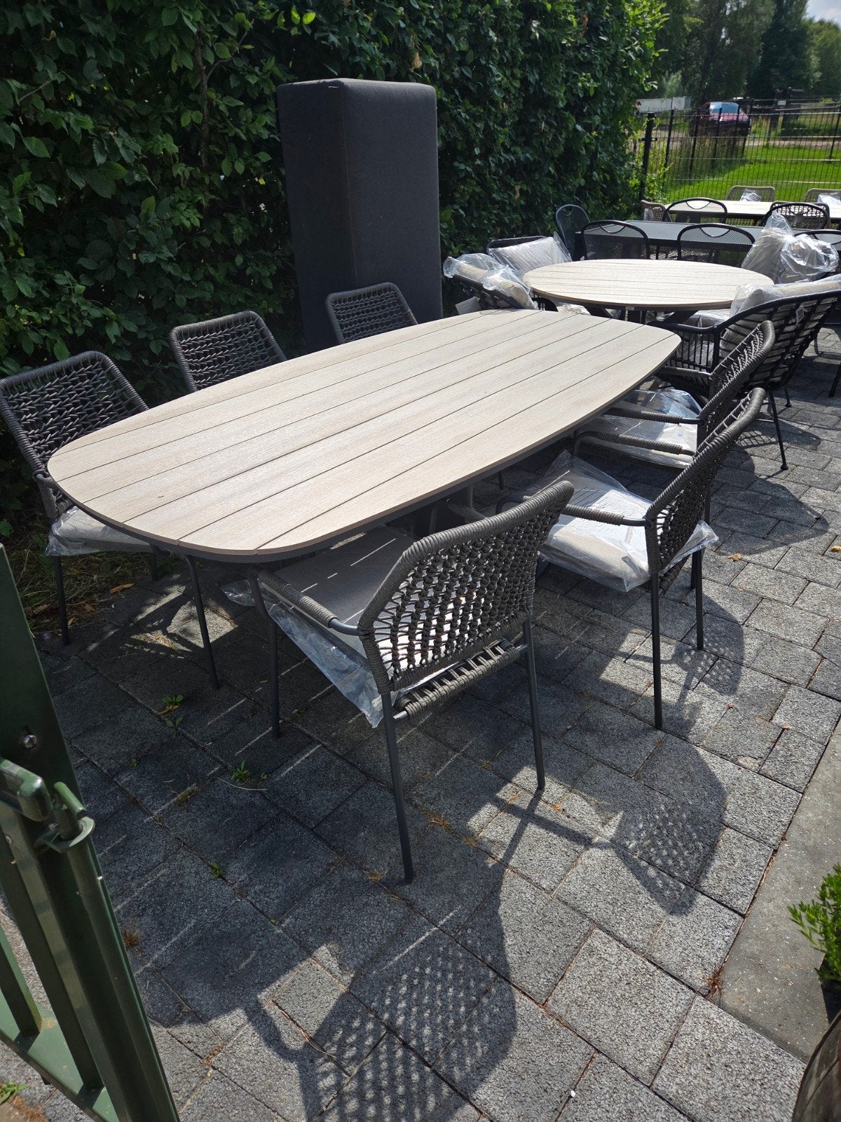 GARDEN IMPRESSIONS TUINSET TAFEL 230x110cm Met 6 stoelen, Ophalen, Nieuw