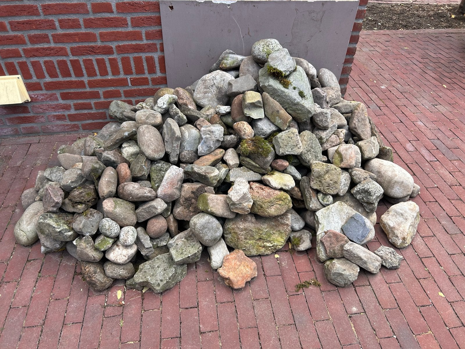 Maaskeien, Tuin en Terras, Ophalen, Overige materialen, Gebruikt, Kei