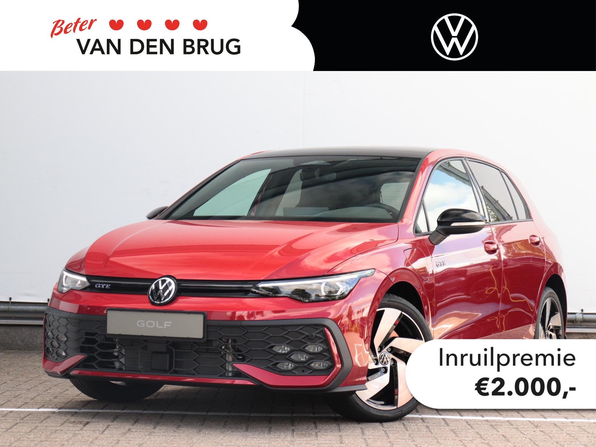 Volkswagen Golf GTE 1.5 eHybrid 272pk | Panoramadak | Black
