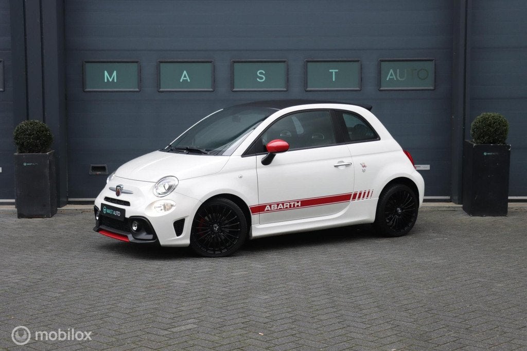 Fiat 500C 1.4 T-Jet Abarth 595|Schuifdak|Perf. Uitlaat|Sport, Auto's, Fiat, Voorwielaandrijving, 145 pk, Stof, Gebruikt