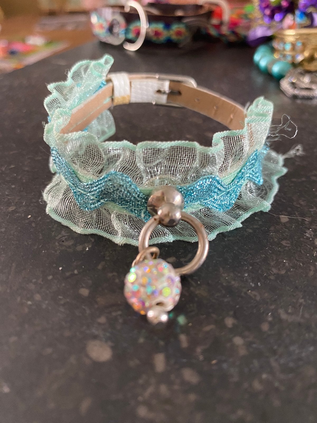Brocante halsband chihuahua pup, Ophalen of Verzenden, Nieuw