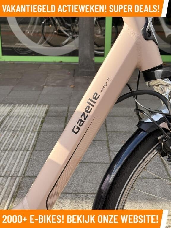 Gazelle Orange C8 Elektrische fiets met voorwiel motor ebike, Gazelle, Ophalen of Verzenden, Zo goed als nieuw, 51 tot 55 cm