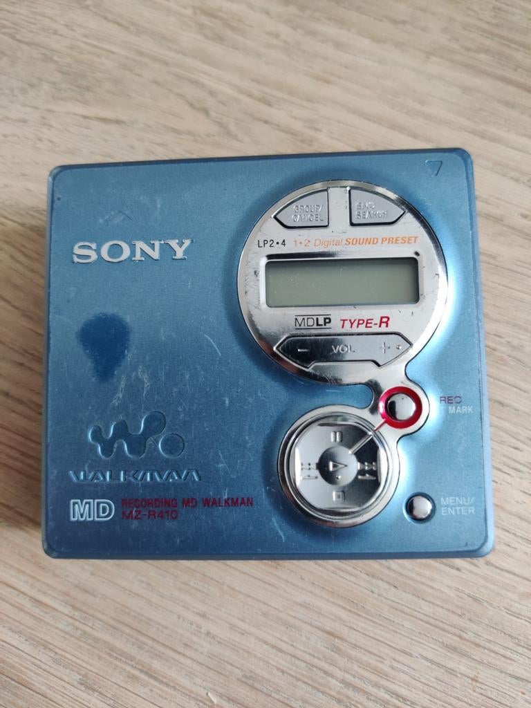 Sony MD Walkman MZ-R410 - Defect !!!, Audio, Tv en Foto, Walkmans, Discmans en Minidiscspelers, Ophalen of Verzenden, Minidisc-recorder