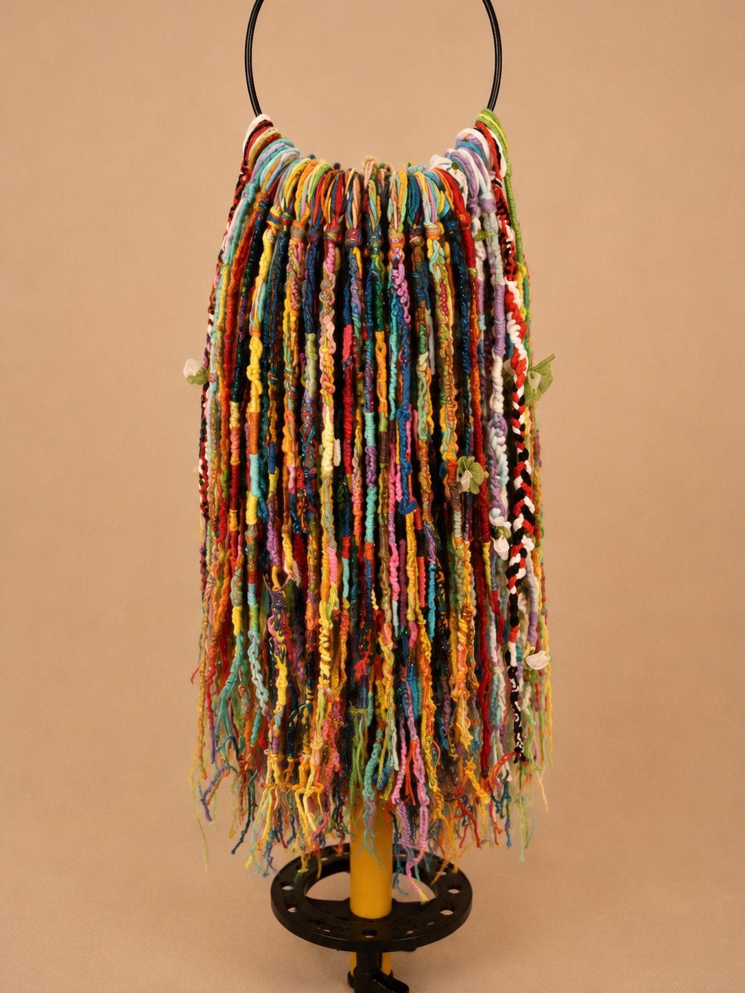 Hippie boho gipsy ibiza festival dreadlock hairwraps, Ophalen of Verzenden