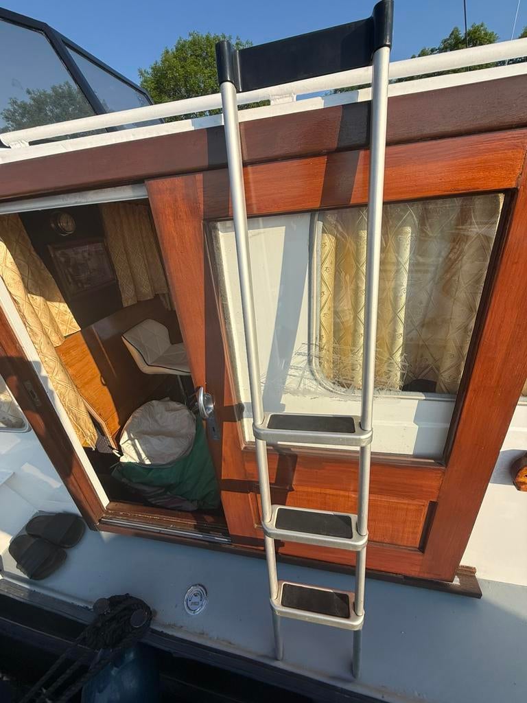 Nette Boot/zwembad trap aluminium 148cm, Ophalen of Verzenden, Zo goed als nieuw