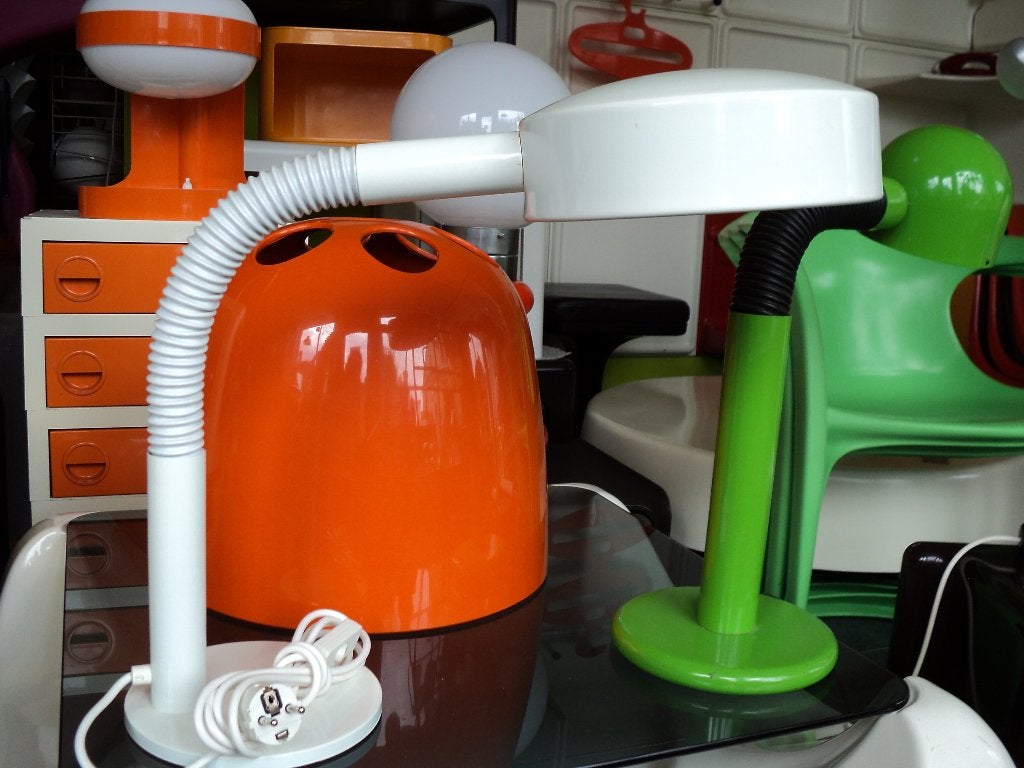 Hala Zeist bureaulamp spot wit jaren 70 design retro vintage, Verzamelen, Retro, Ophalen of Verzenden, Huis en Inrichting