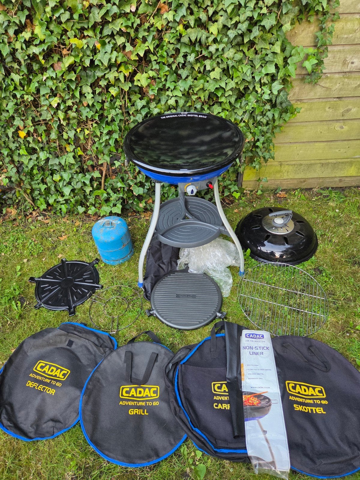 Cadac carri chef skottelbraai gasfles, Ophalen, Zo goed als nieuw, Cadac carri chef