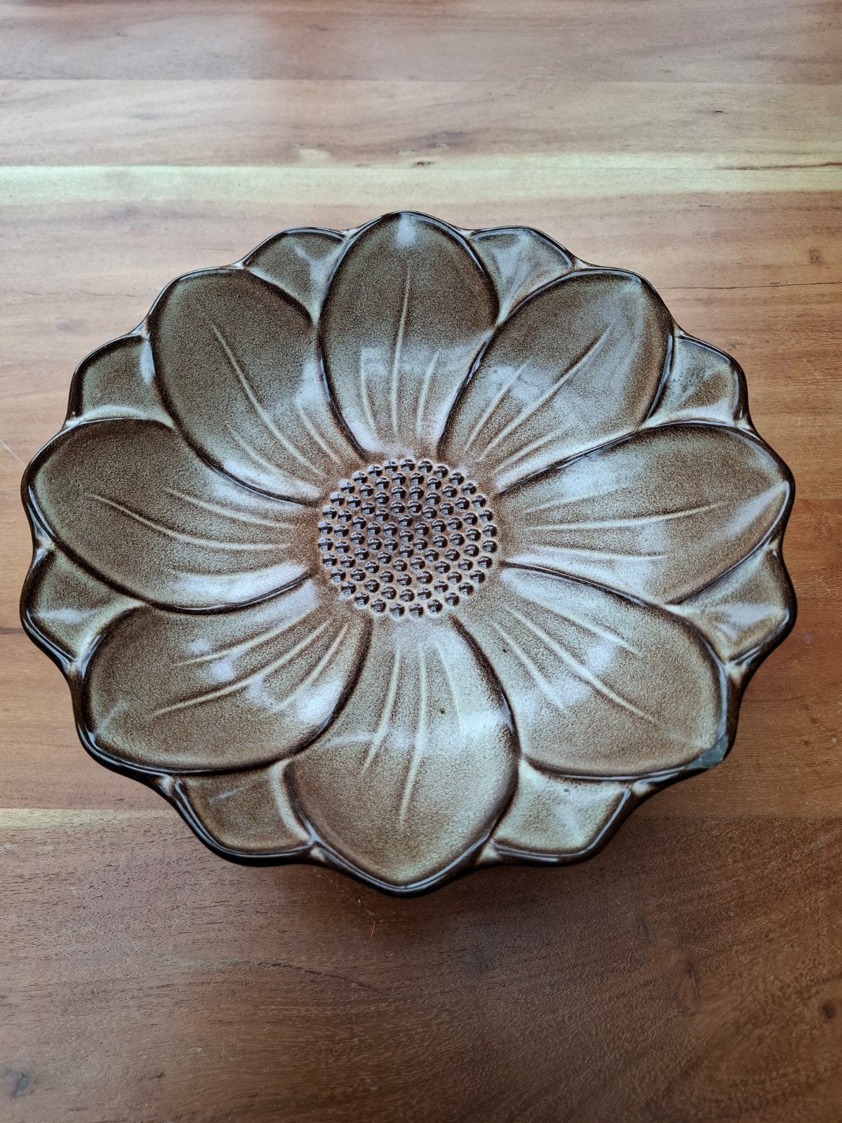 Vintage West-Germany schaal bloemmotief, Antiek en Kunst, Ophalen of Verzenden