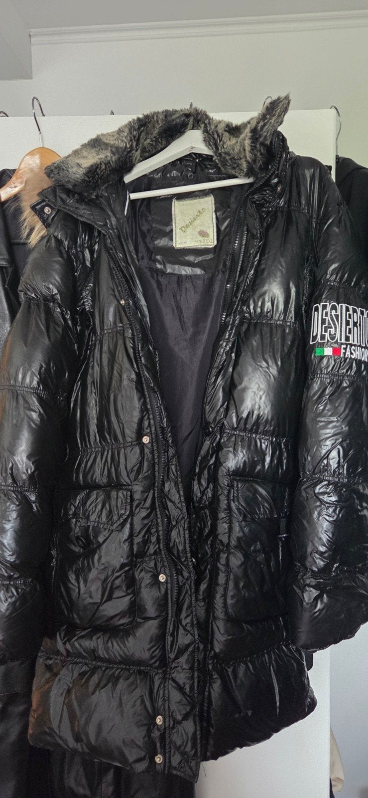 mooie, warme winterjas, Ophalen of Verzenden, Zo goed als nieuw, Maat 42/44 (L), Zwart