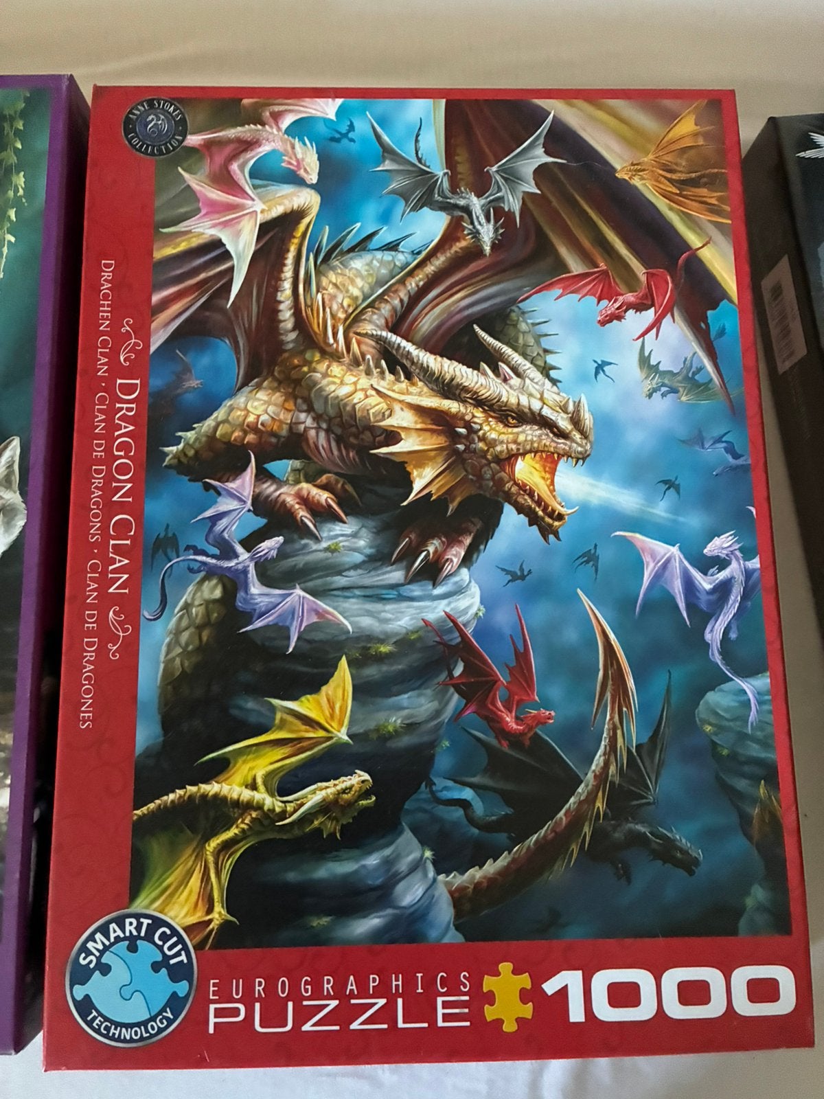 Anne Stokes puzzels 1000 stuks, Ophalen of Verzenden, 500 t/m 1500 stukjes, Zo goed als nieuw