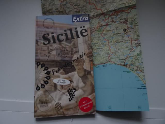 Sicilie ; anwb extra reisgids , met de grote landkaart, Boeken, Europa, Ophalen of Verzenden, Zo goed als nieuw, Reisgids of -boek