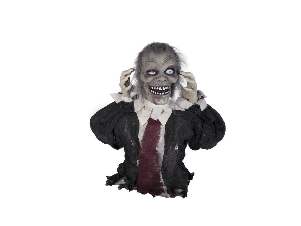 Europalms Halloween Zombie Theo Geanimeerde Clown 67 cm, Halloween of Griezel, ., Nieuw, Ophalen of Verzenden