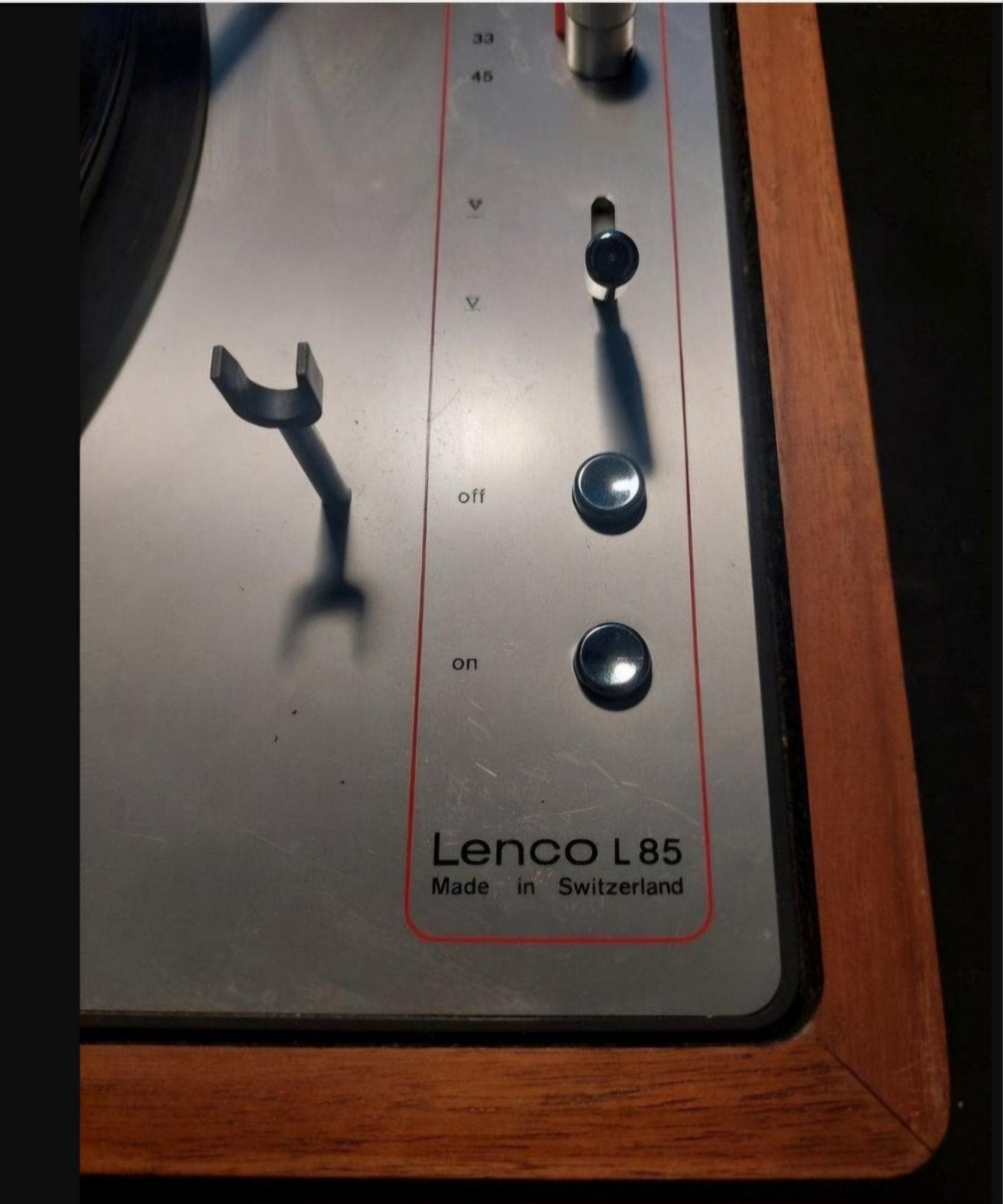 Lenco L 85, Pitch-regelaar, Zo goed als nieuw, Platenspeler, Ophalen