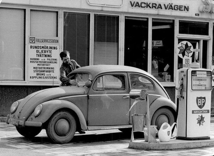 Vervoer-Beroepen-Foto- H-651 Repro-Volkswagen- Bensinepomp, Verzenden, 1980 tot heden, Foto, Nieuw