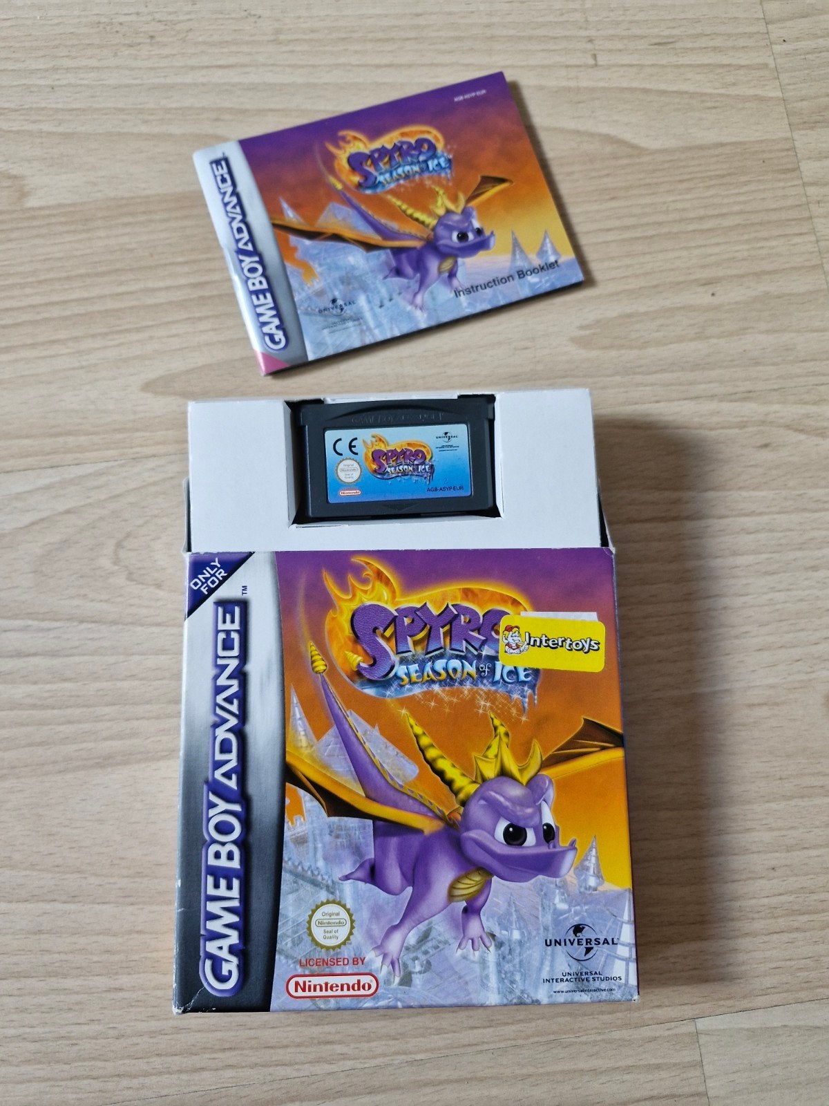 Spyro Season of Ice Game Boy Advance (GBA) compleet, Spelcomputers en Games, Ophalen, 1 speler, Zo goed als nieuw, Vanaf 3 jaar