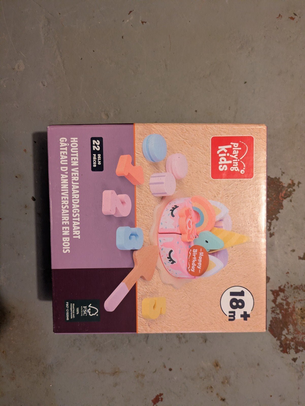 Houten Unicorn Taart Speelgoed - Nieuw in Doos, Kinderen en Baby's, Speelgoed | Houten speelgoed, Ophalen