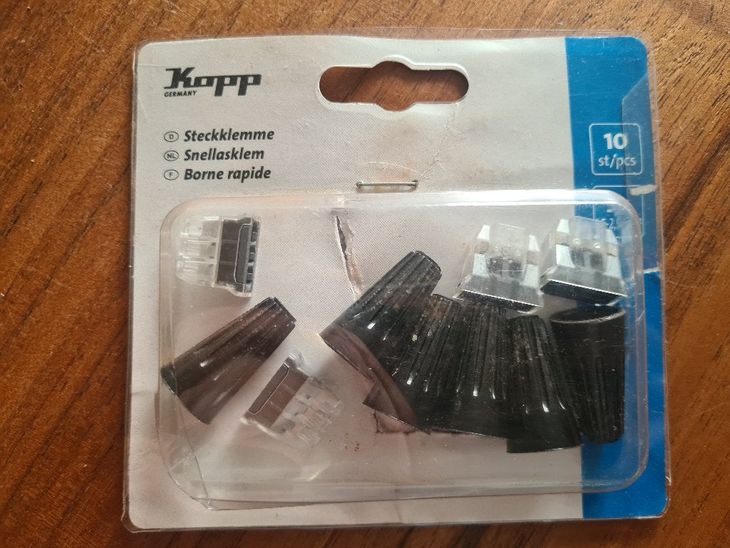 Las klemmen/doppen 10 st., Ophalen of Verzenden, Zo goed als nieuw, Overige typen
