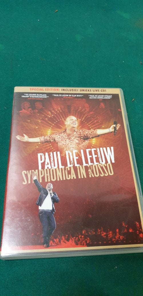 dvd paul de leeuw symphonica in rosso, Ophalen of Verzenden