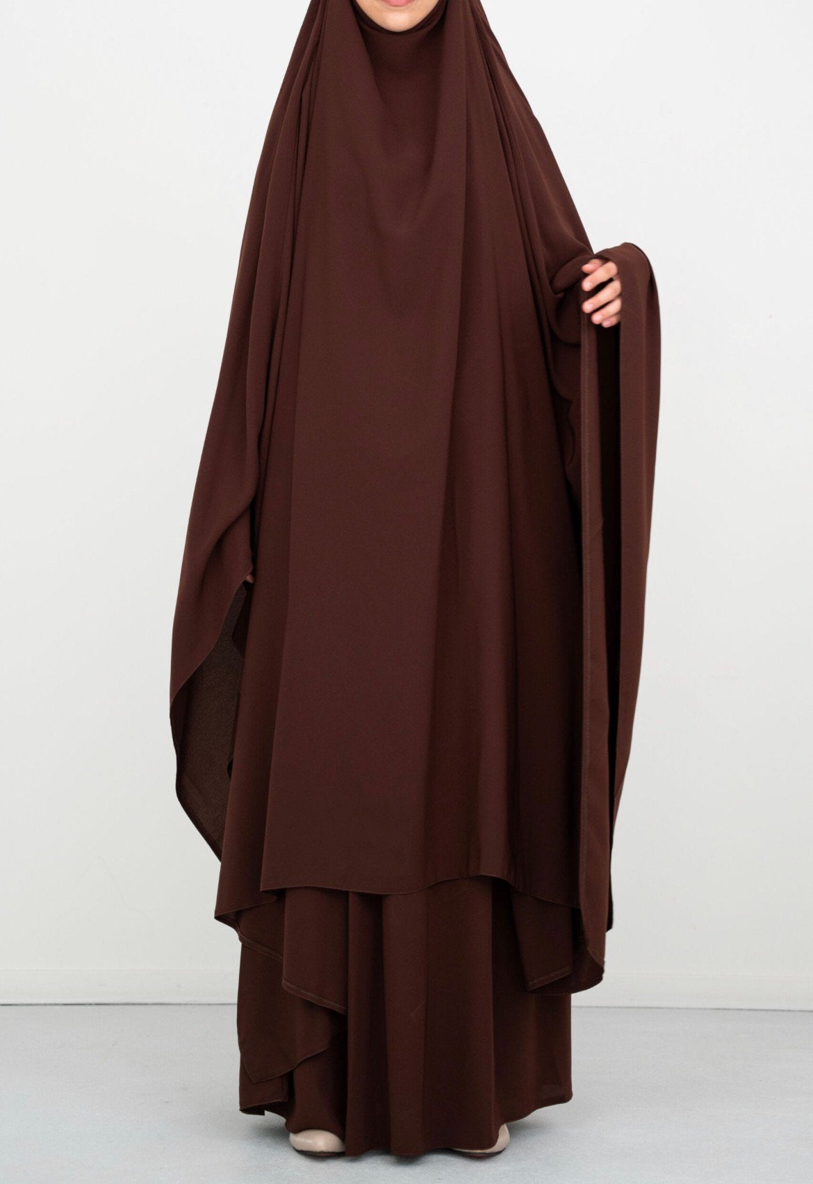 Nieuwe grote jilbaab jilbab 1 maat, Ophalen of Verzenden, Nieuw, Boven de knie