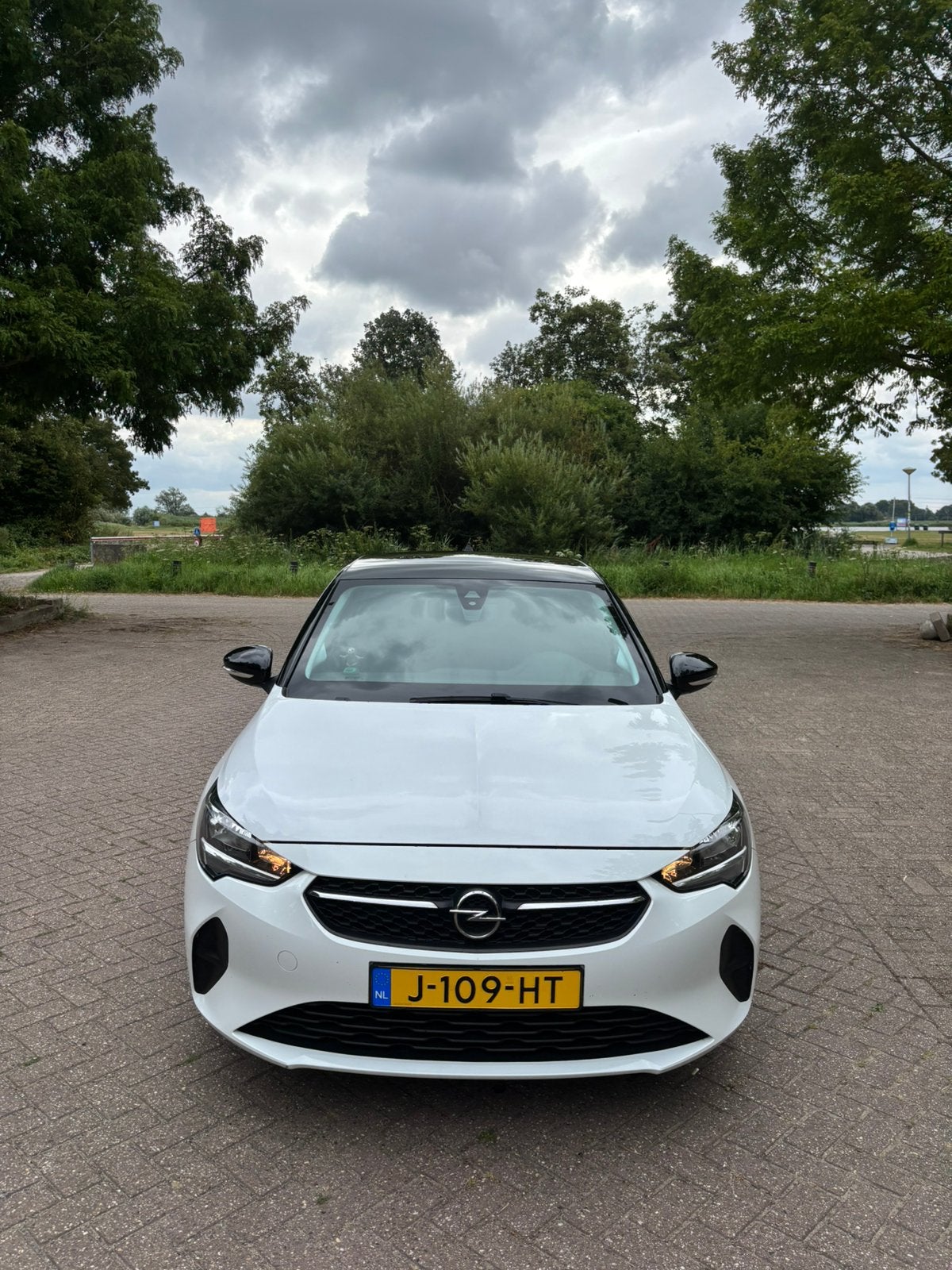 Opel Corsa 1.2 Start/stop 75pk 2020 Wit/black edition, Auto's, Voorwielaandrijving, Stof, Zwart, 1199 cc