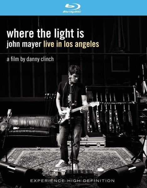 John Mayer -Where the light is Live in Los angeles - Blu-Ray, Ophalen of Verzenden, Zo goed als nieuw, Muziek en Concerten
