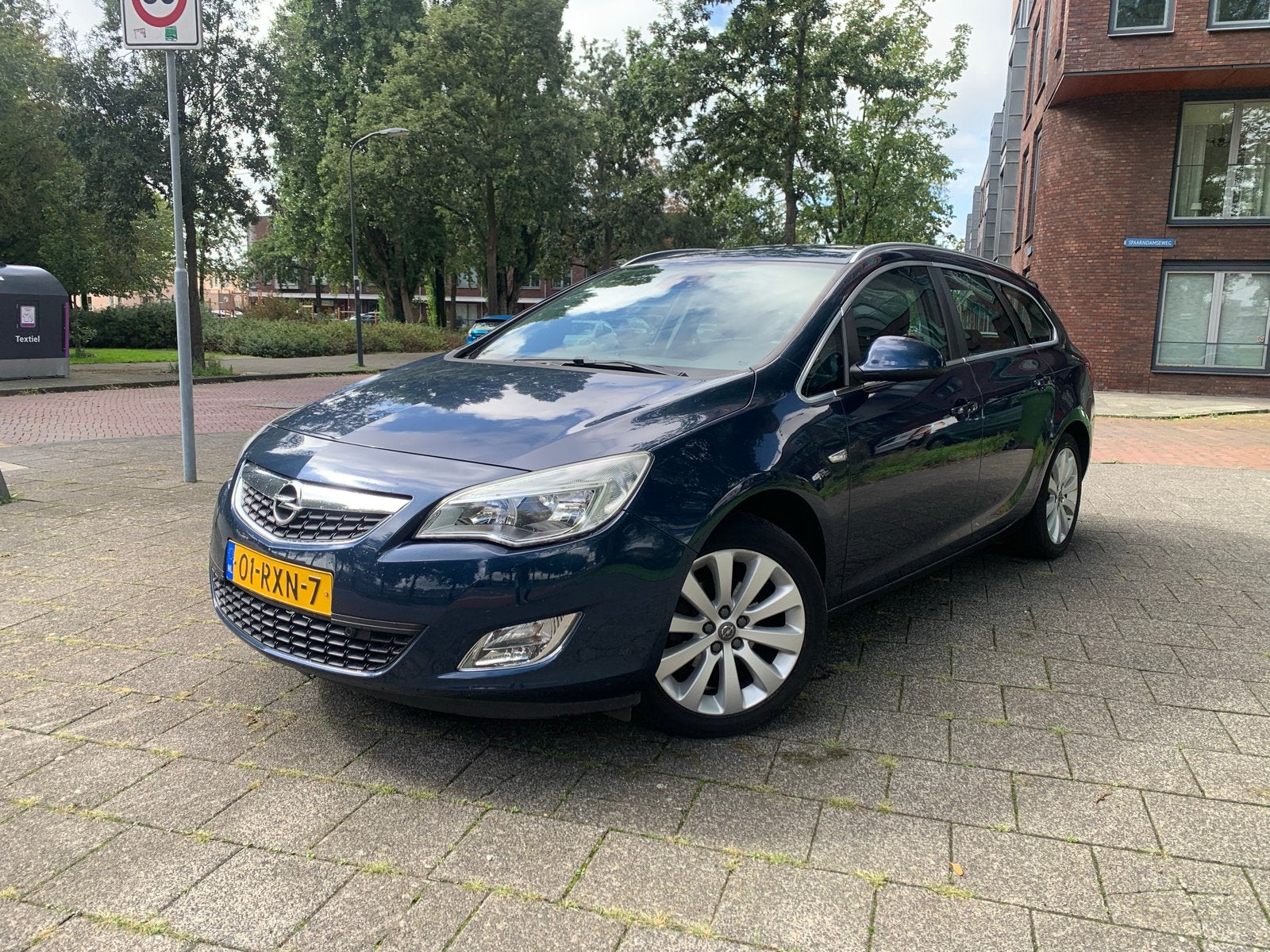 Opel Astra 1.4 Turbo 88KW ST 2011 Blauw, Auto's, Voorwielaandrijving, Zwart, 4 cilinders, Blauw