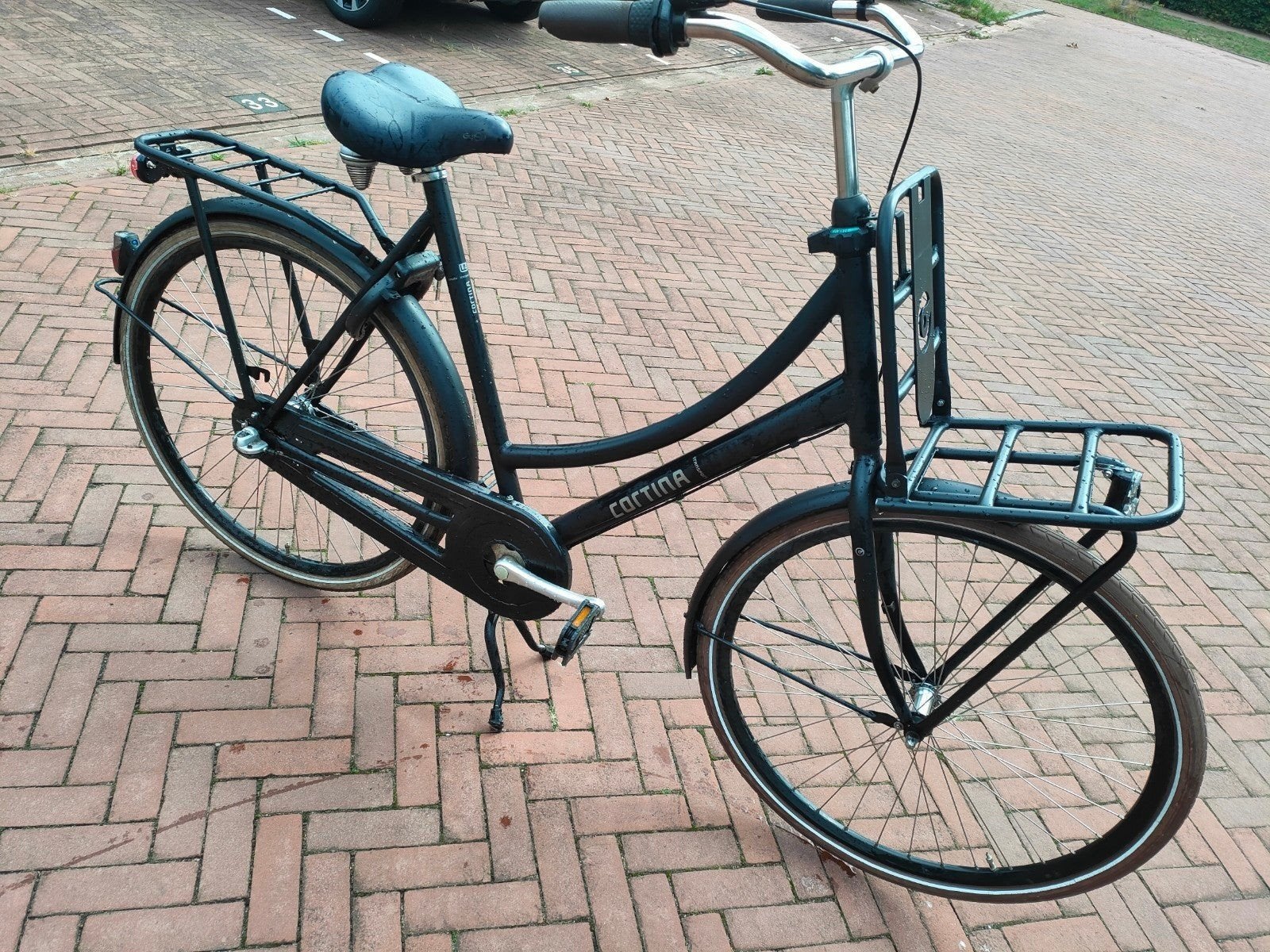 Cortina U4 transport fiets 28 inch met 3 versnelling, Ophalen, Terugtraprem, Cortina U4 transportfiets, Versnellingen