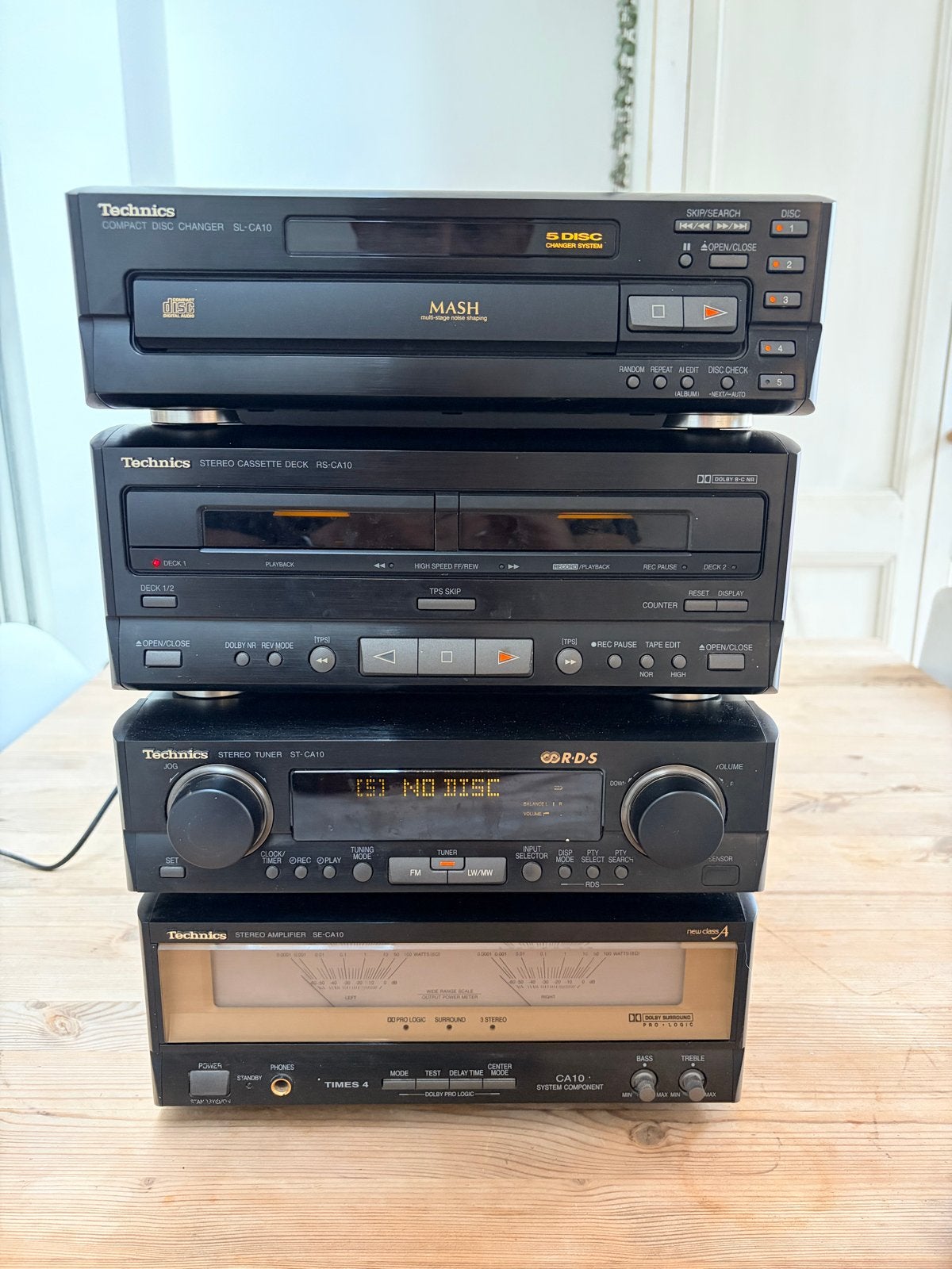 Technics SC-CA10 Componentenset (1994-1996) Luxe Midi-Hifi, Audio, Tv en Foto, Stereo-sets, Gebruikt, Cassettedeck, Losse componenten