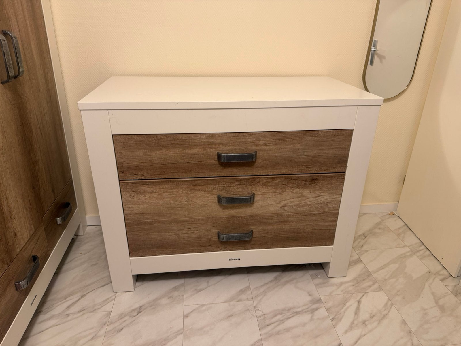 Kidsmill Long Island ladekast/ Commode, Ophalen, Gebruikt, 100 tot 150 cm, 3 of 4 laden