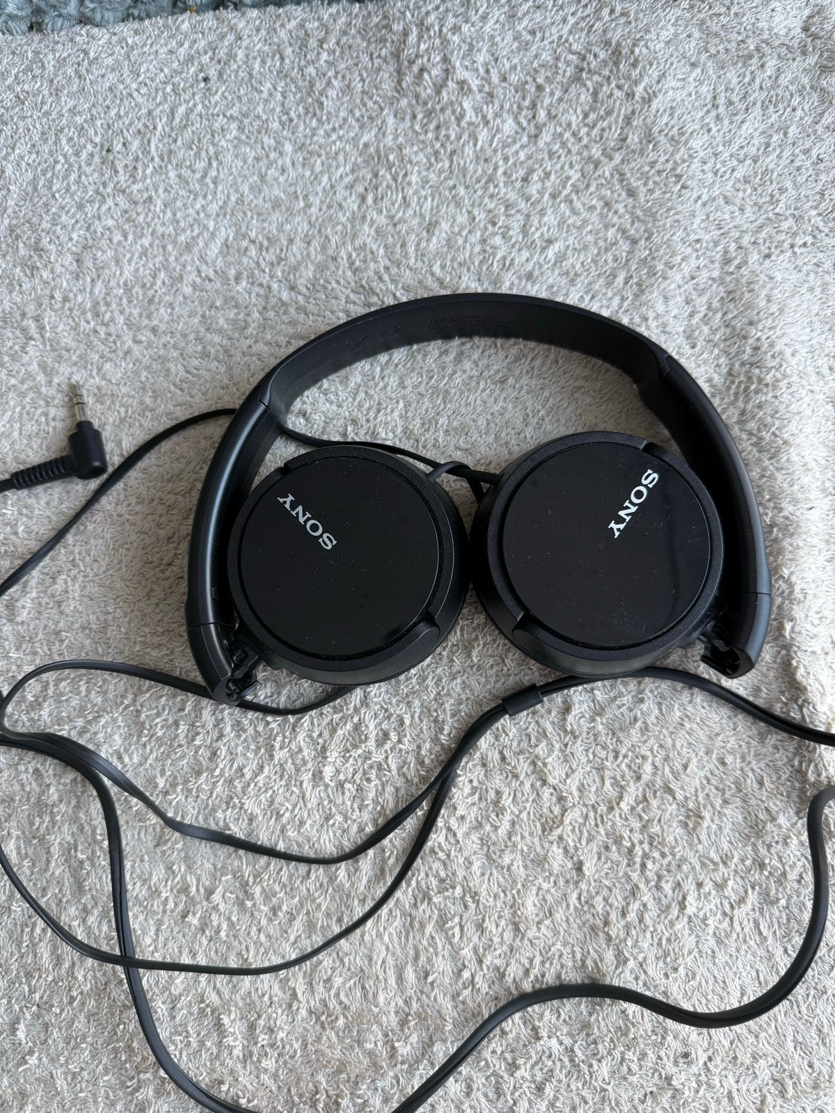 Sony MDR-ZX110AP On-ear Koptelefoon Zwart, Ophalen, Gebruikt, On-ear, Sony