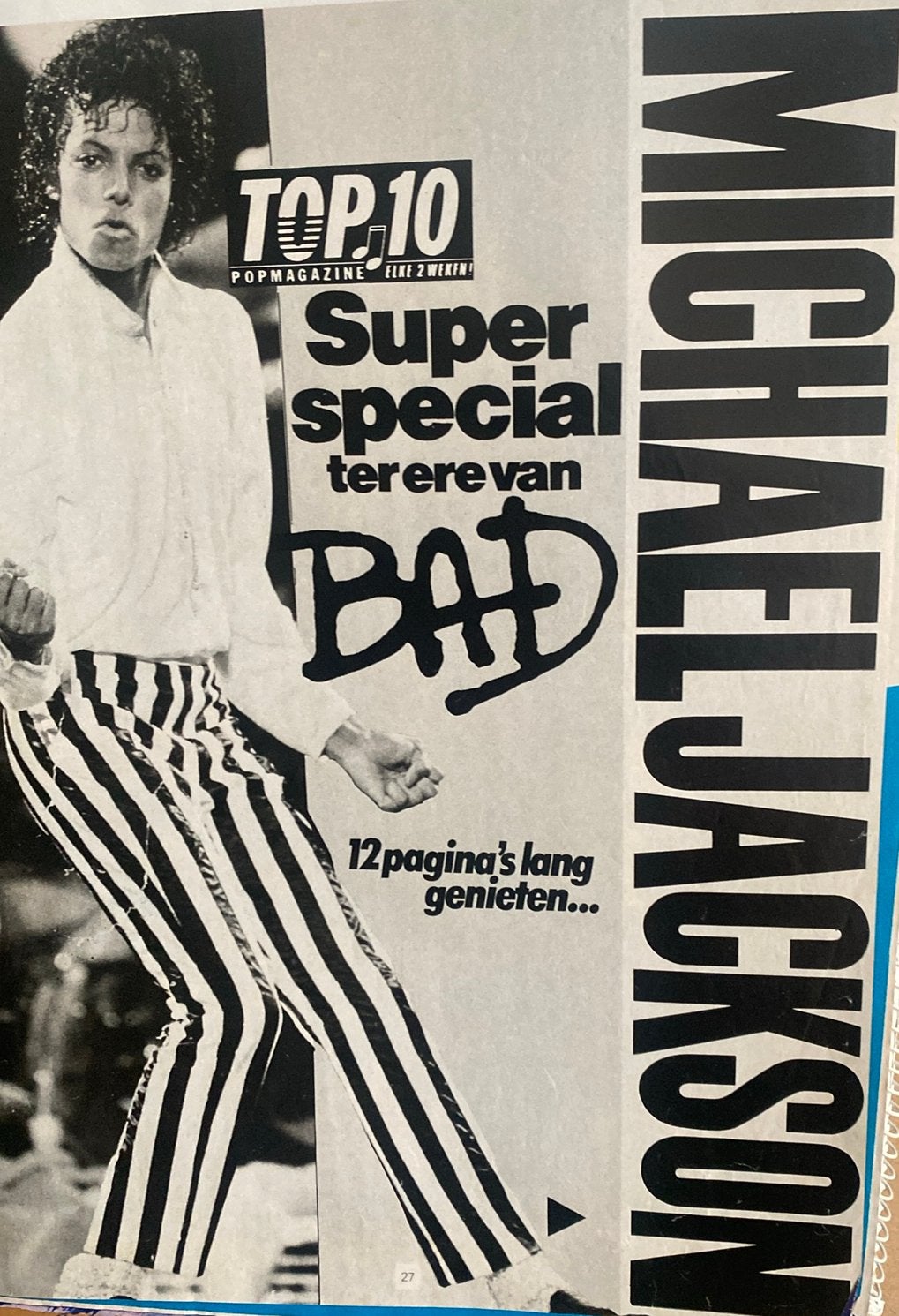 Super Special Michael Jackson “Bad” 12 pagina’s, Ophalen, 1980 tot heden, Tijdschrift