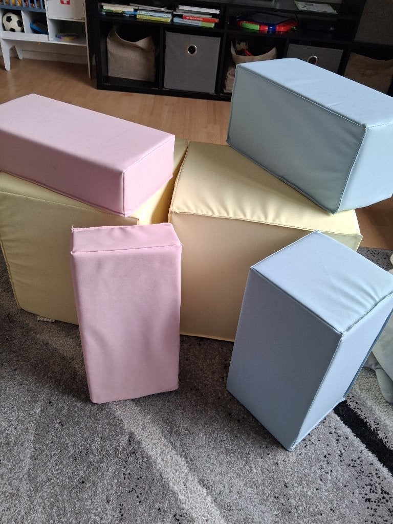 XL Softplay Schuimblokken Bouwset (Aldi) – 6-delig, Ophalen, Gebruikt, Overige merken
