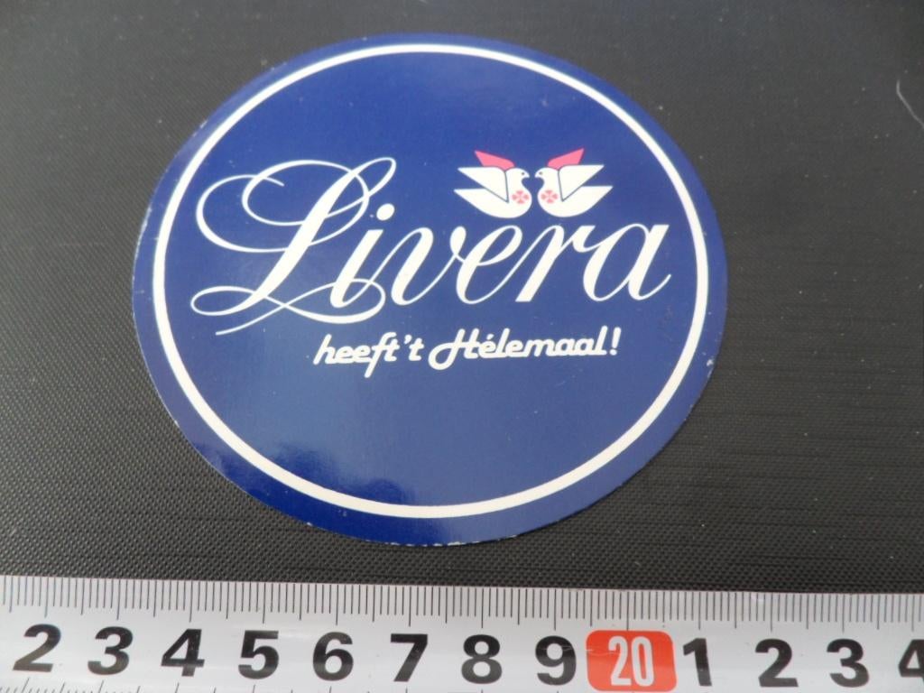 sticker livera heeft 't hélemaal, Ophalen, Zo goed als nieuw