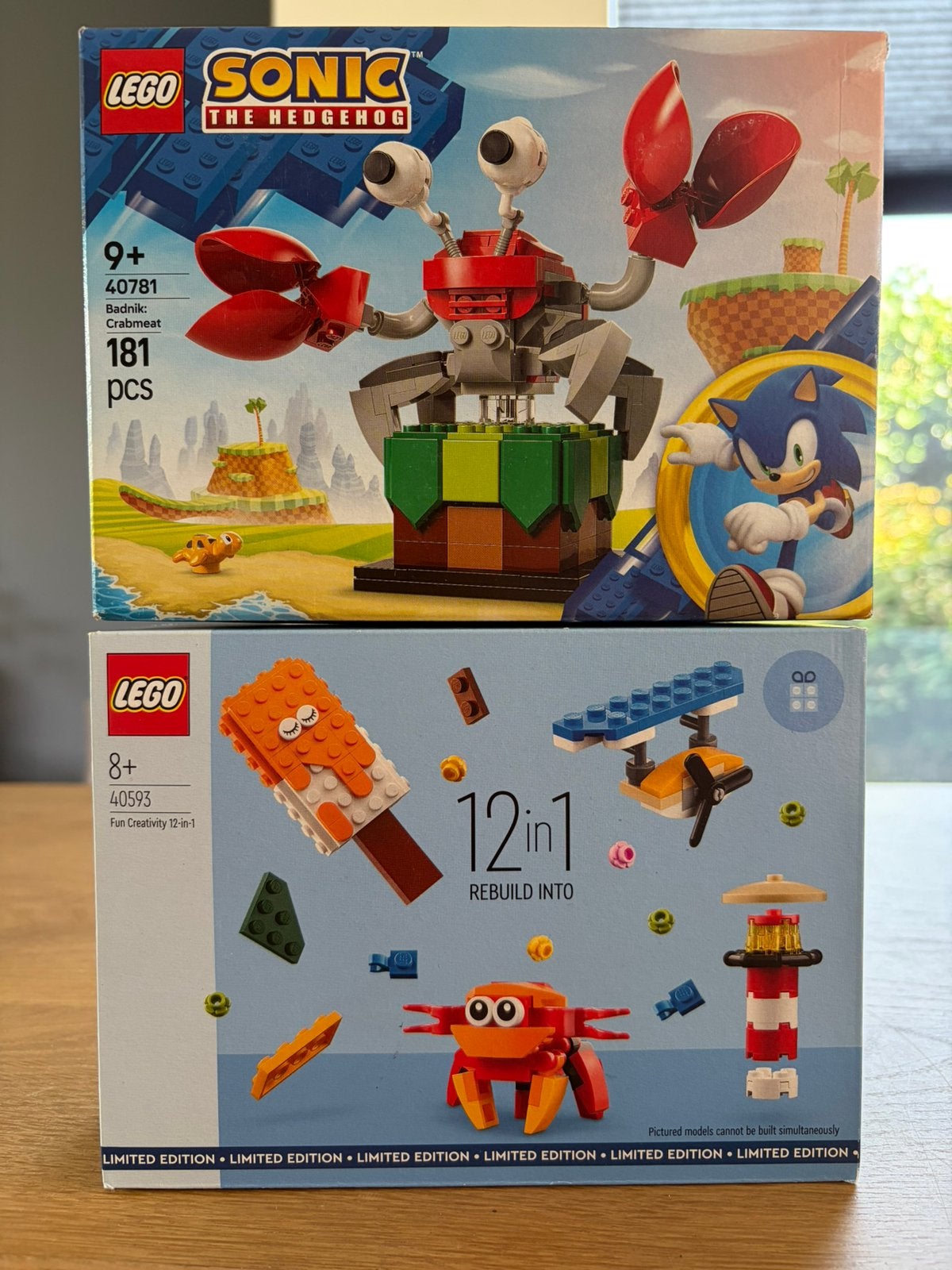 Lego 40781 Sonic, Krab, Schildpad, 12 in 1 Limited Edition, Ophalen of Verzenden, Nieuw, Complete set, Lego