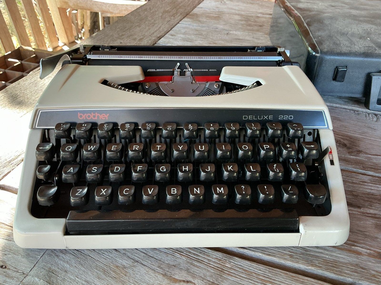 Brother de luxe 220.  typemachine, Diversen, Ophalen, Gebruikt