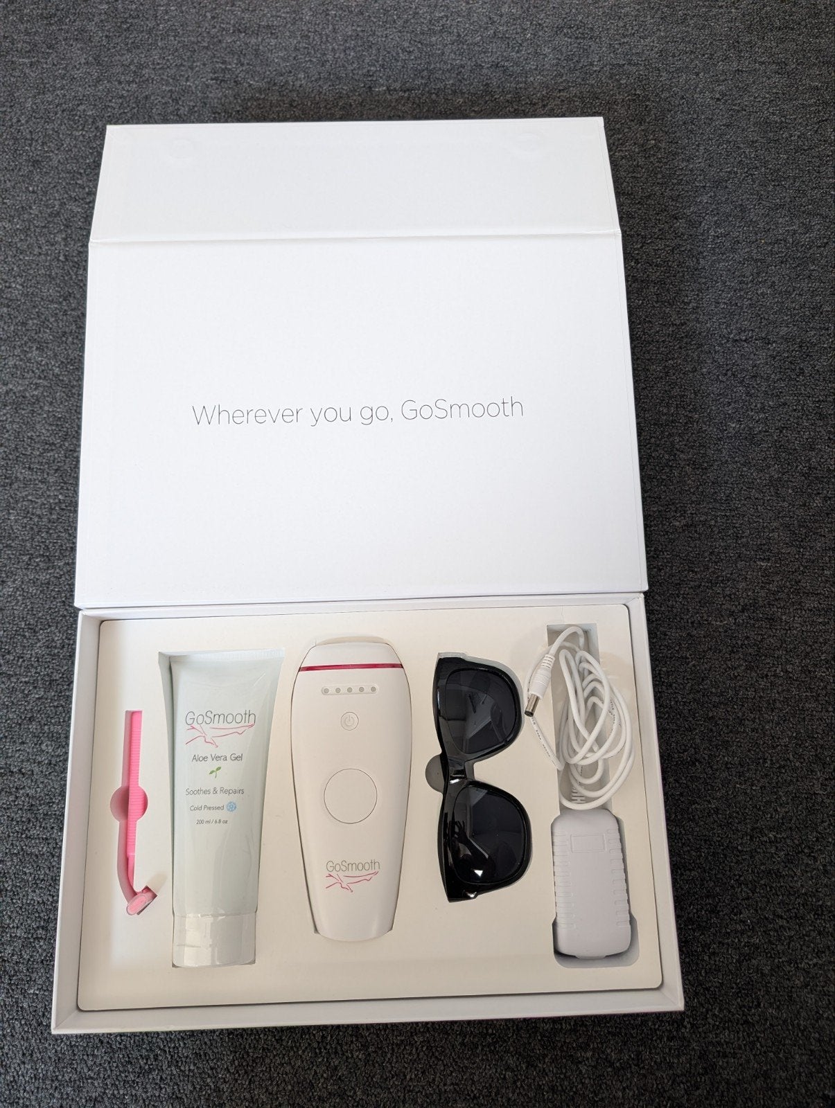 Nieuw GoSmooth IPL laser apparaat - Ontharing, Witgoed en Apparatuur, Ophalen of Verzenden, Nieuw, Scheren en Epileren