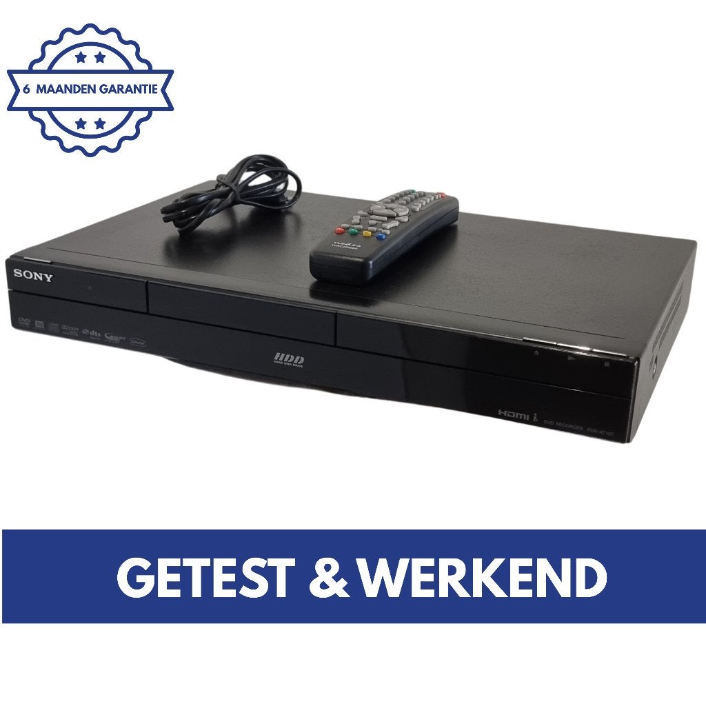 Sony RDR-AT107 | DVD Recorder | 160GB | HDMI | DVD Speler, Sony, Ophalen of Verzenden, Zo goed als nieuw, Sony