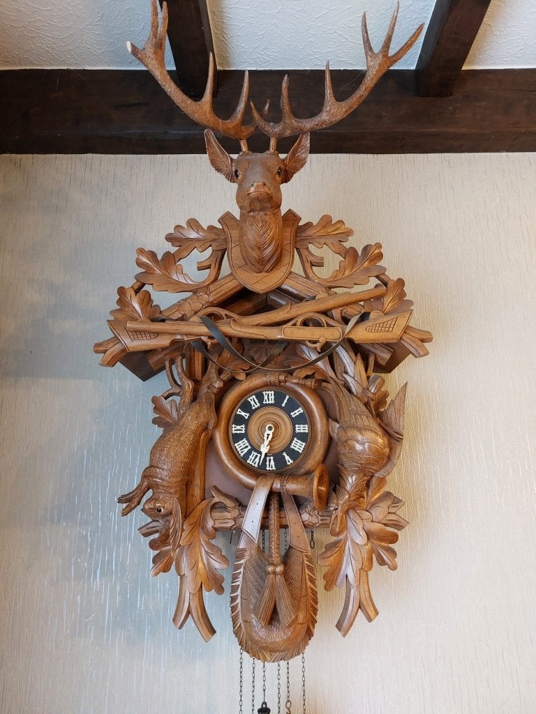 Grote koekoeksklok, uit het zwarte woud, Antiek en Kunst, Ophalen