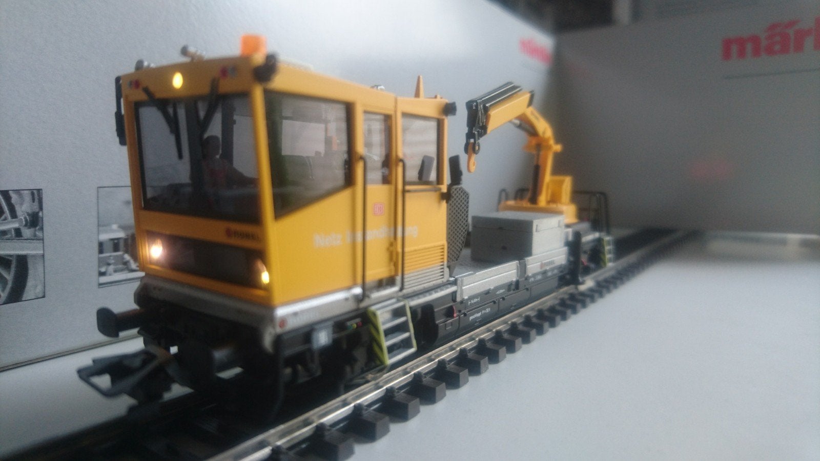Marklin - Spoorwegwagen ROBEL 54.22 DB -MfxPlus+Geluid 39549, Ophalen, Wisselstroom, Locomotief, Zo goed als nieuw