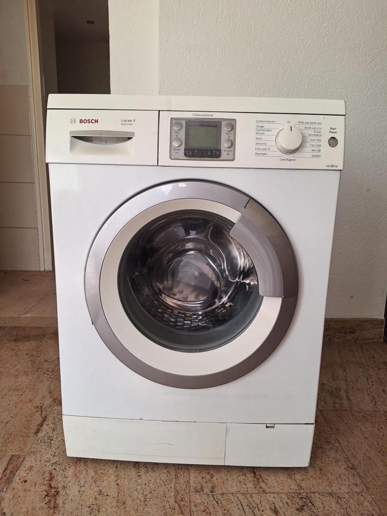Bosch Logixx 8 Sensitive Wasmachine - Werkt Perfect!, Ophalen, 1200 tot 1600 toeren, Gebruikt, 8 tot 10 kg