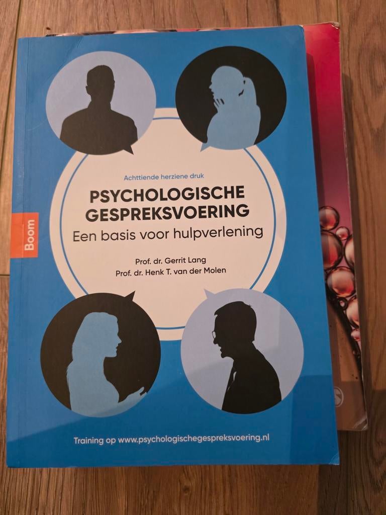 Psychologische Gespreksvoering - Studieboek, Boeken, Psychologie, Zo goed als nieuw, Klinische psychologie, Ophalen of Verzenden