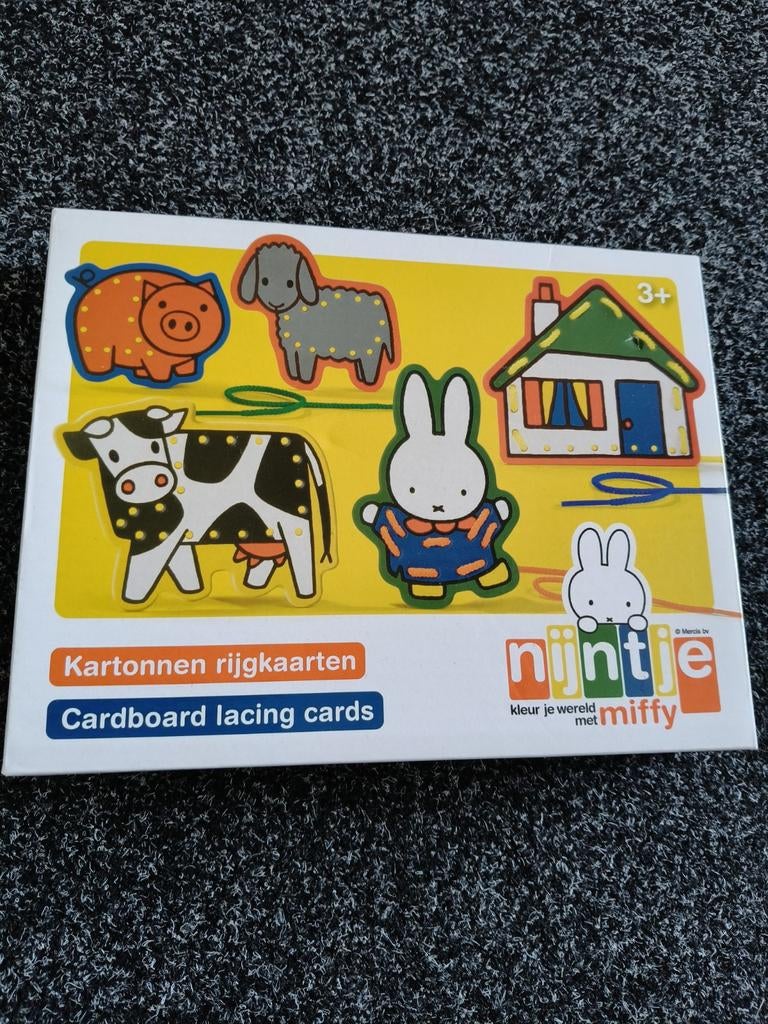 Nijntje Rijgkaarten, Ophalen of Verzenden, Nieuw