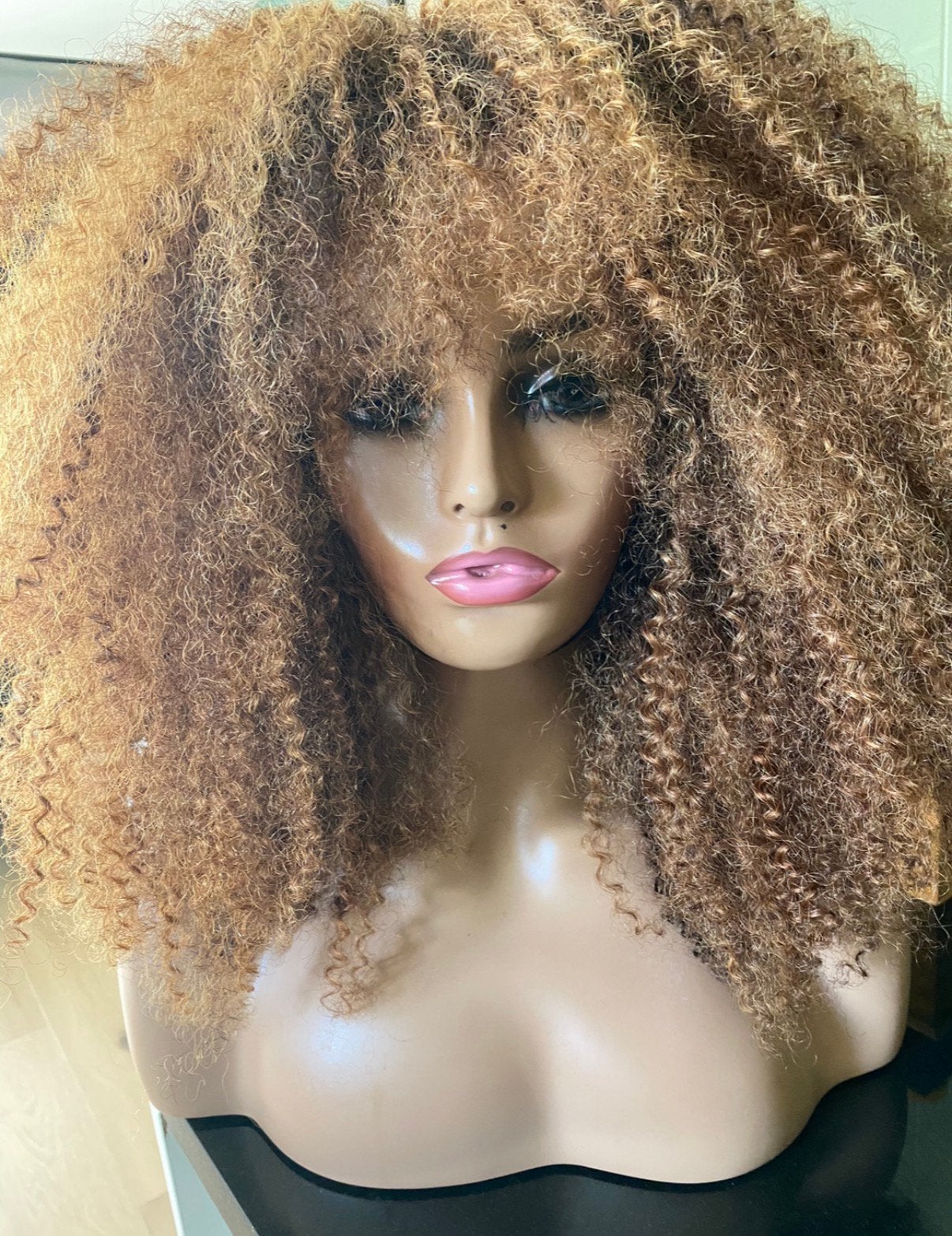 Afro kinky, raw hair., Ophalen of Verzenden, Nieuw, Pruik of Haarverlenging