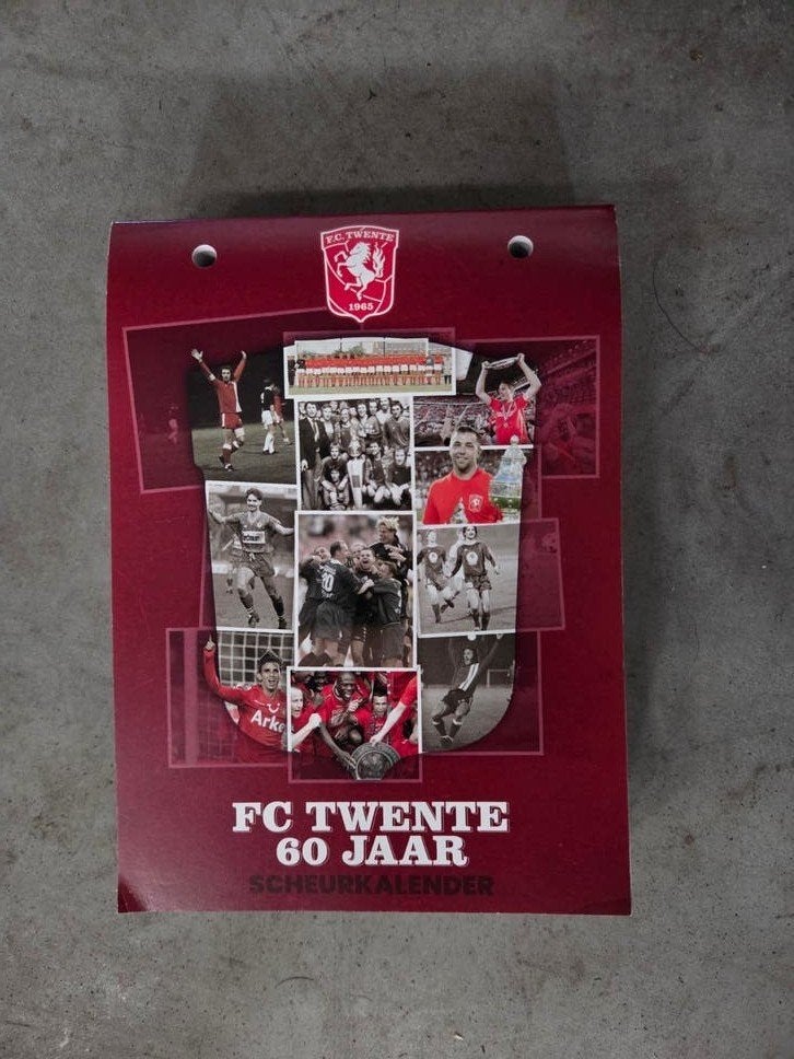 Fc Twente 60 jaar scheurkalender, Ophalen, Dagkalender, Nieuw